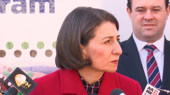 NSW Premier guarantees Allianz rebuild still on time, on budget.