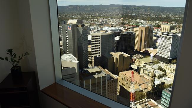 Nice views from a co-working space ... but don’t forget the hand sanitiser. Picture: Tom Huntley