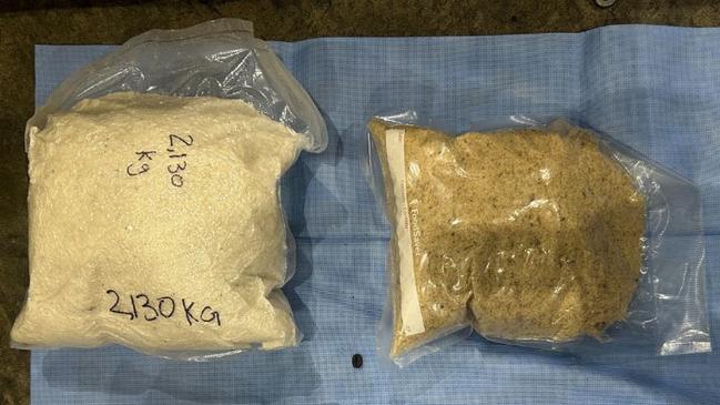 Drugs allegedly found in O’Keefe’s vehicle on June 6. Picture: ACT Policing