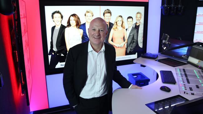 Nova Entertainment chief executive Peter Charlton at the company’s studios in Pyrmont, Sydney. Picture: Britta Campion