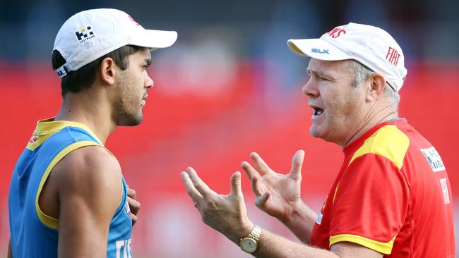 Jack Martin played his best football while Rodney Eade was Gold Coast coach. Picture: Richard Gosling.