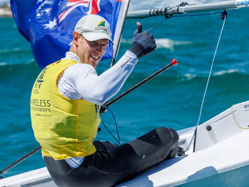 Matt Wearn after winning his last world championship crown in Adelaide earlier this year. Picture: Jack Fletcher