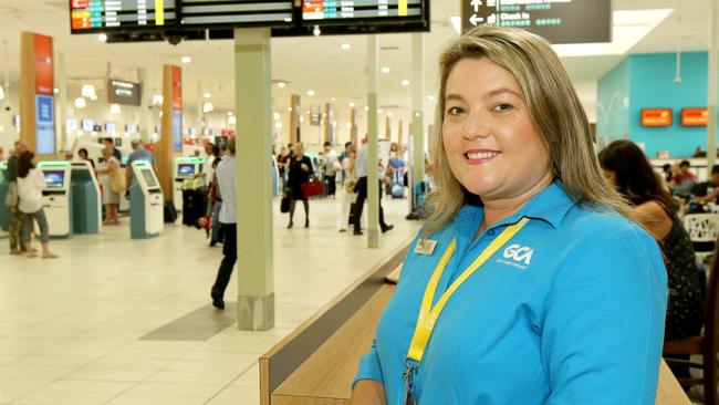 Gold Coast Airport ambassador Mel Harmon. Picture Mike Batterham