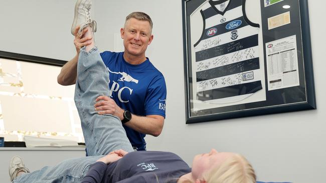 Travis McCombe of Belmont Physiotherapy Centre has been nominated in Geelong's best physio vote. Picture: Alison Wynd