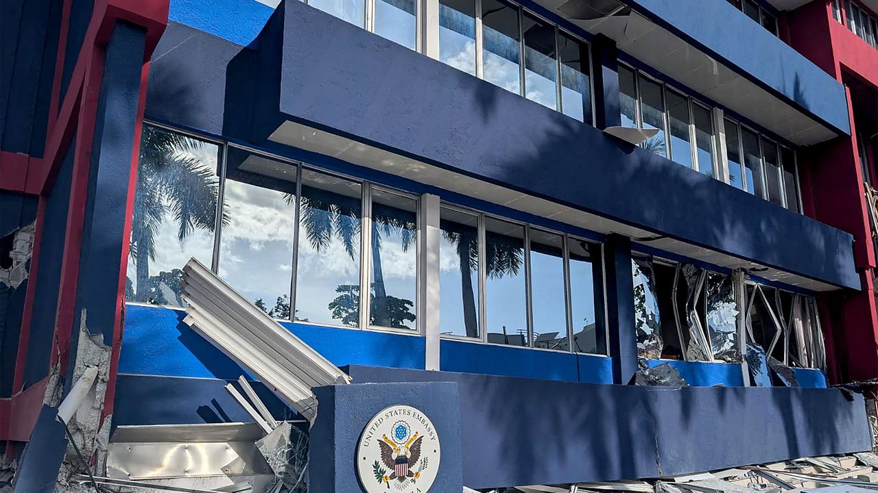 The US has closed its embassy in Port Vila due to severe damage to the building housing it. Picture: AFP