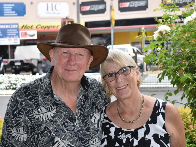 Stephen and Yvonne from Pozieres at the Apple and Grape Festival 2024