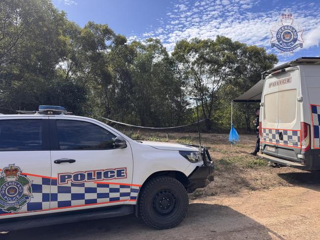 Still photos from Goodnight Scrub National Park after human remains were found. Picture: Qld Police