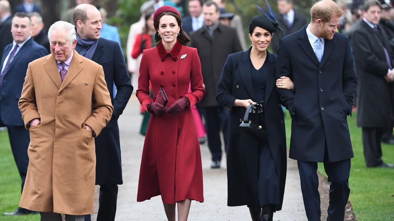 “Keep your distance Harry. But don’t look like you’re trying to keep your distance.” Picture: AFP 