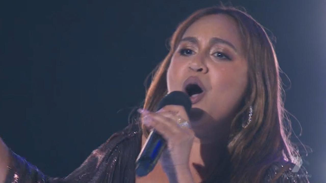 Jess Mauboy smashed out You're The Voice.