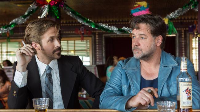 Ryan Gosling and Russell Crowe play the two broken protagonists of The Nice Guys.