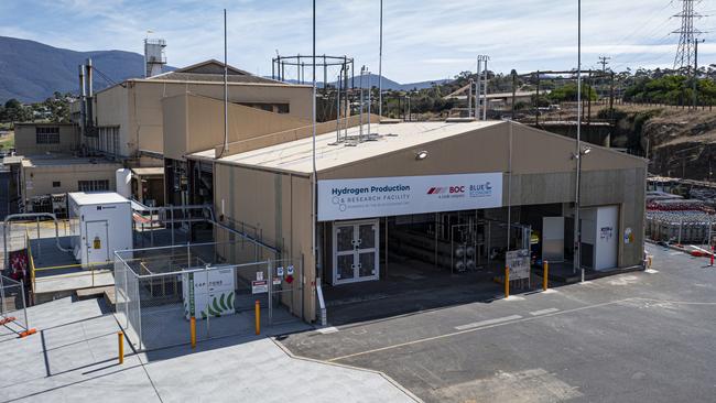 Blue Economy CRC's Hydrogen Production and Research Facility at BOC Australia, Lutana. Picture: Supplied