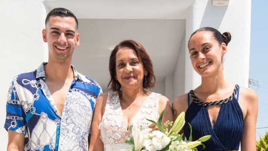 Beau Lamarre-Cndon with his mother Coleen Lamarre and sister Jamila Lamarre (right). All have worked for NSW Police. Picture: Facebook