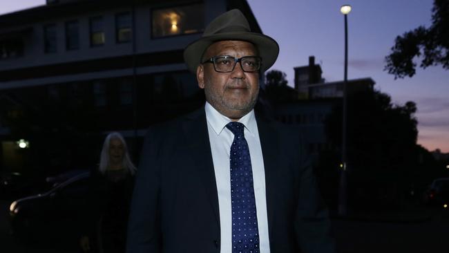 Noel Pearson arrives at Kirribilli House. Prime Minister Tony Abbott meets with Australian indigenous leaders at Kirribilli House in Sydney. The meeting took place ahead of a summit where around 40 leaders will meet with Prime Minister Tony Abbott and Opposition Leader Bill Shorten in Sydney to discuss a referendum on Aboriginal recognition in the constitution. Pic - Britta Campion