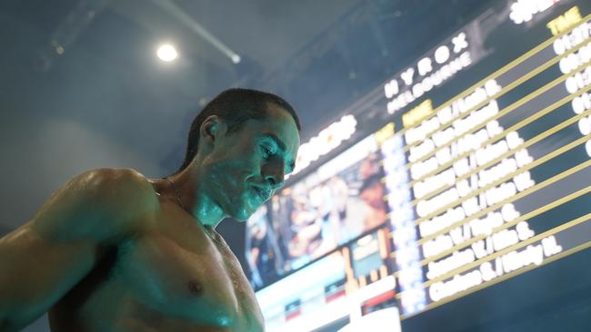 10000 athletes put their fitness to the test in a massive Hyrox competition this weekend (14-15 Dec) at Melbourne Exhibition and Convention Centre. Simon Thompson crossed the line in 58:58. Picture Valeriu Campan