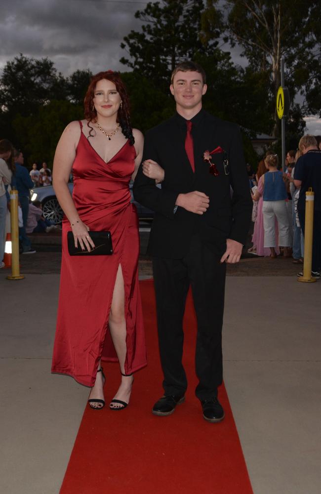 Abigail Christensen and Wyatt Fretwell at Assumption College's year 12 formal on April 22, 2025. Photo: Jessica Klein
