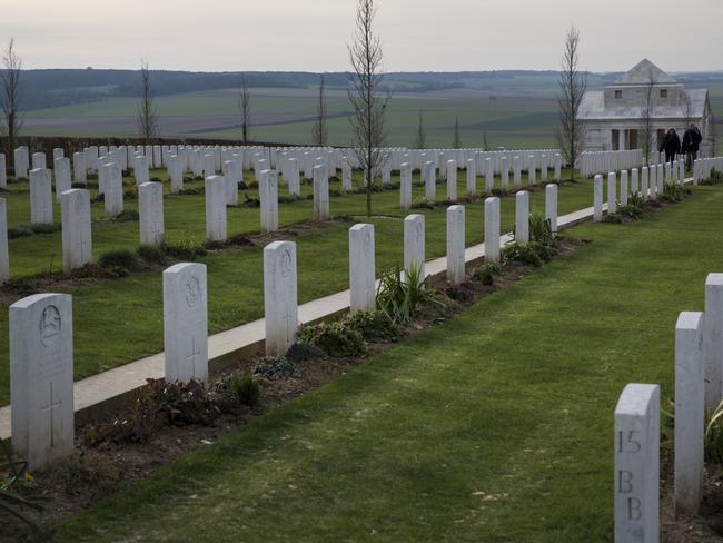 The Australian National Memorial in Villers-Bretonneux in Northern France. Picture: Ella Pellegrini