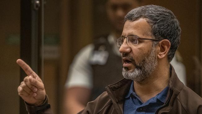 Christchurch survivor Mirwais Waziri in court. Picture: Getty Images