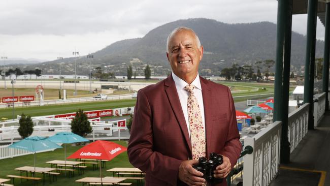 Tasmanian sporting identity Colin McNiff will call his 35th Hobart Cup at the 2025 race. Picture: Nikki Davis-Jones