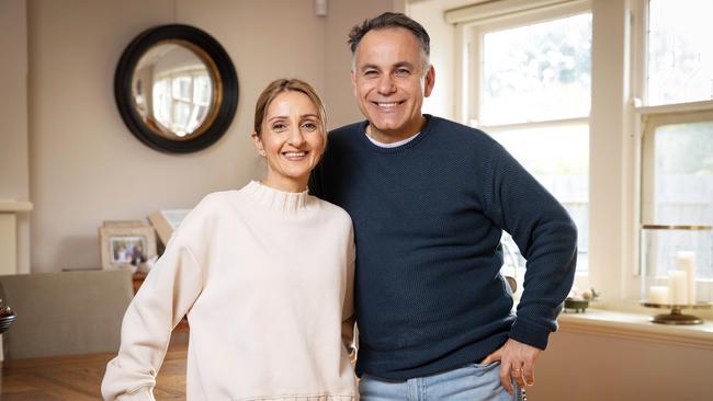 State Liberal Member for Hawthorn and the Leader of the Victorian Liberals, John Pesutto, pictured with his wife Betty. Picture: Mark Stewart