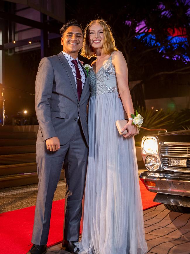 Dylan Pereira and Kasey Turner. King's Christian College's 2020 Formal. Photo: Supplied