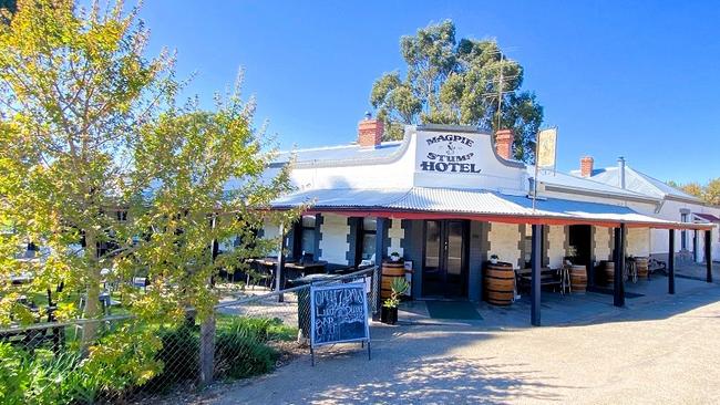 The Magpie Stump Hotel, is currently on sale as a freehold business. Picture: Birnie Sanders Hotel Brokers