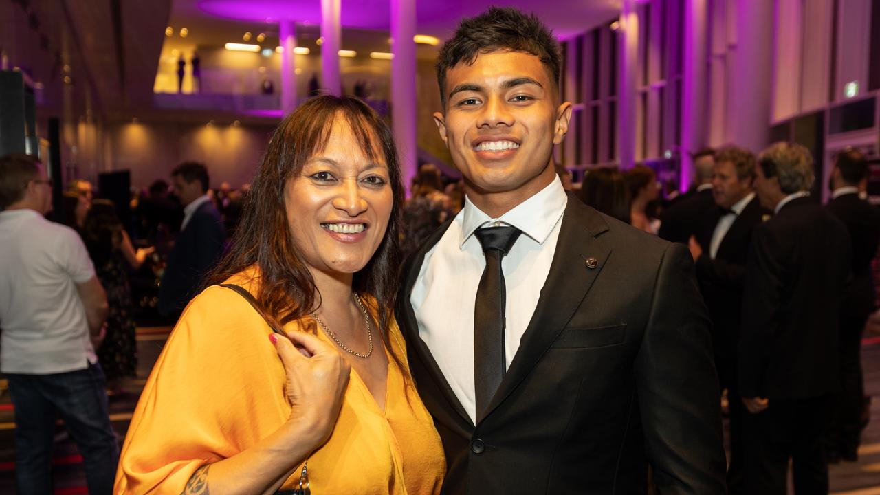 Julia Kini and Keano Kini at the 54th Sports Star of the Year Awards at RACV Royal Pines. THE PULSE . Picture: Celeste Humphrey