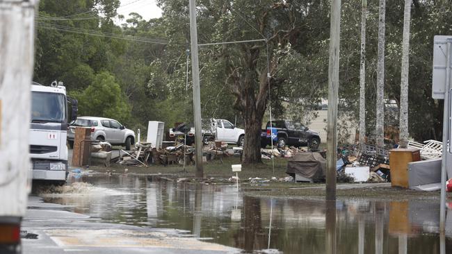 A huge flood recovery effort has been under way in the town. Picture: Liana Boss