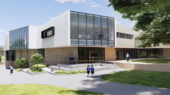 The striking new gym complex will also include a cafe. Picture: Supplied