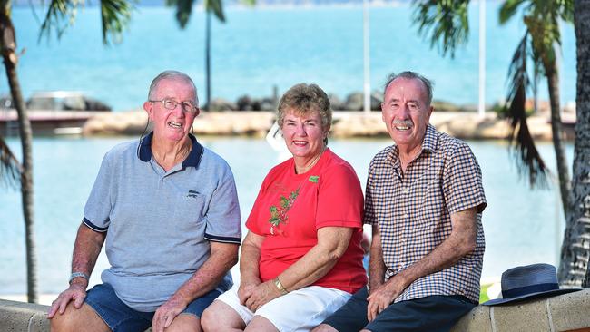 North Queensland Retirees Inc. members Roger Walsh, Norel Walsh and Gil Fletcher. Picture: Shae Beplate.