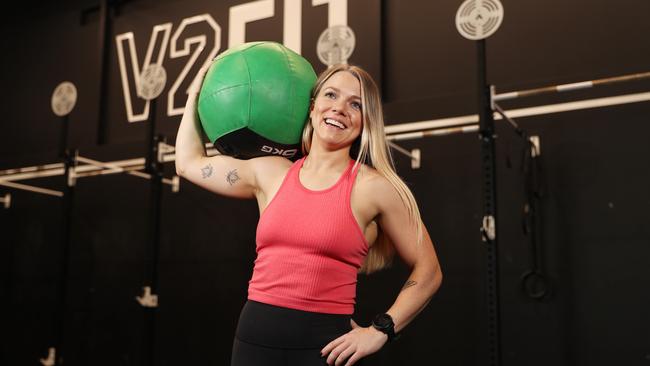 Hayley Carger from V2FIT and Orangetheory Fitness is the winner of Messenger's best personal trainer in SA vote. Picture: Simon Cross