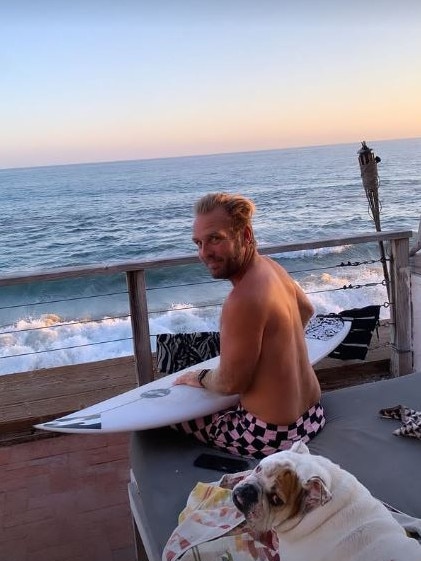 James Willis lived by the beach in Malibu. Picture: Instagram