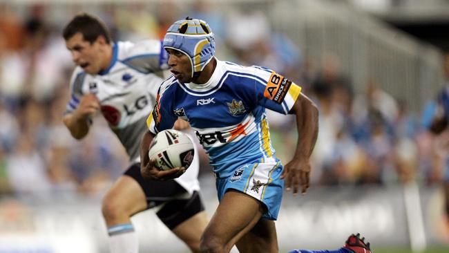 Titans legend Preston Campbell makes an appearance in the campaign. Picture: Adam Head Pic: Adam/Head.