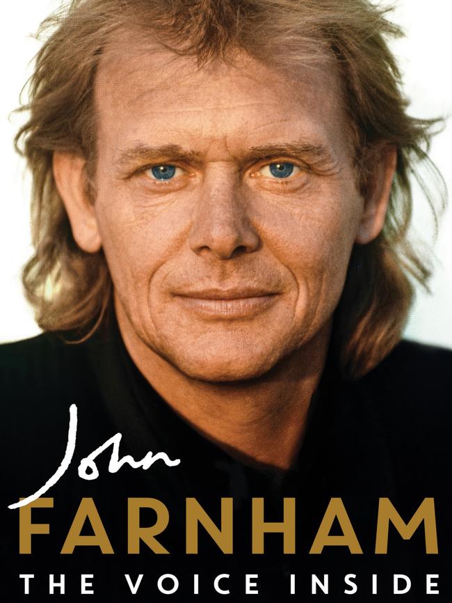 The Voice Inside, the long-awaited memoir from music icon, John Farnham. Picture: Supplied