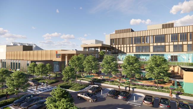 An artist’s impression of the new look Westfield Knox.