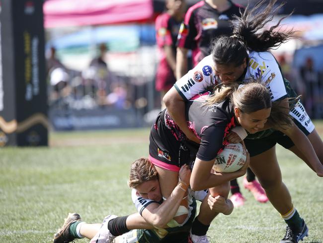 Koori Knockout - Day 4 Womens GF Redfern All Blacks v Bourke Warriors Monday, 7 October 2024 Hereford St, Bathurst NSW 2795, Australia, Picture Warren Gannon Photography