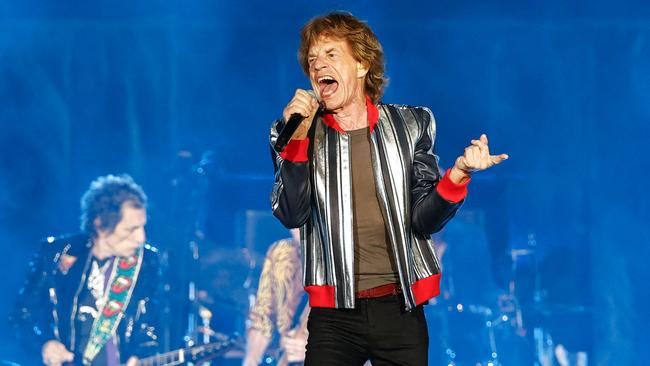 Sir Mick Jagger has tested positive to Covid-19. Picture: AFP