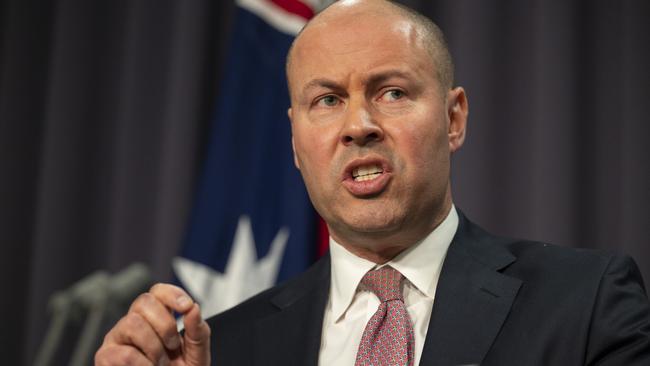 Treasurer Josh Frydenberg. Picture: Martin Ollman