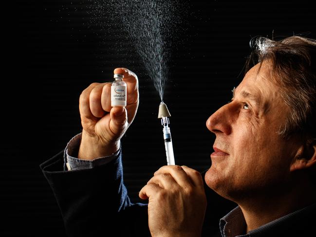 SA WEEKED EMBARGO APPLIES Flinders University Professor Nikolai Petrovsky on August 19, 2020. Prof Petrovsky is chairman and research director of Vaxine, has developed a promising new COVID-19 vaccine candidate, called COVAX-19Â¨. Picture Matt Turner.