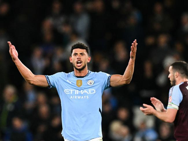 Matheus Nunes won it late for Manchester City against Aston Villa. Picture: Oli Scarff/AFP
