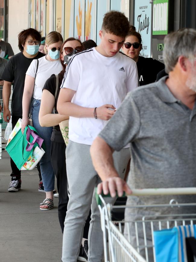 There was panic at supermarkets in SA on Wednesday. Picture: Getty Images