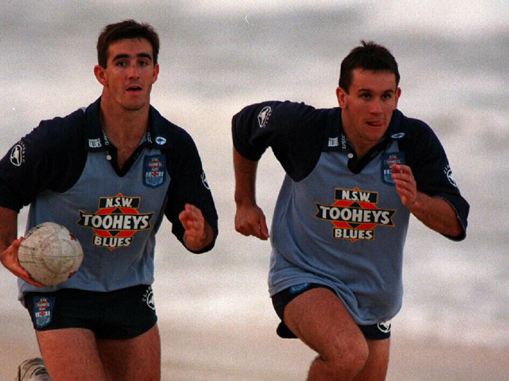 The Johns boys in State of Origin camp in 1995.