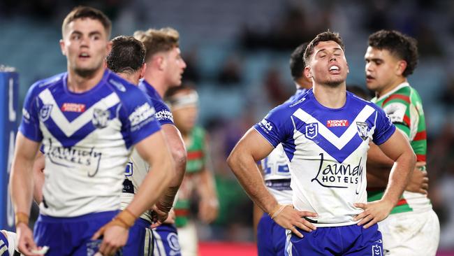 Jake Averillo (right) has Covid. Picture: Mark Kolbe/Getty Images