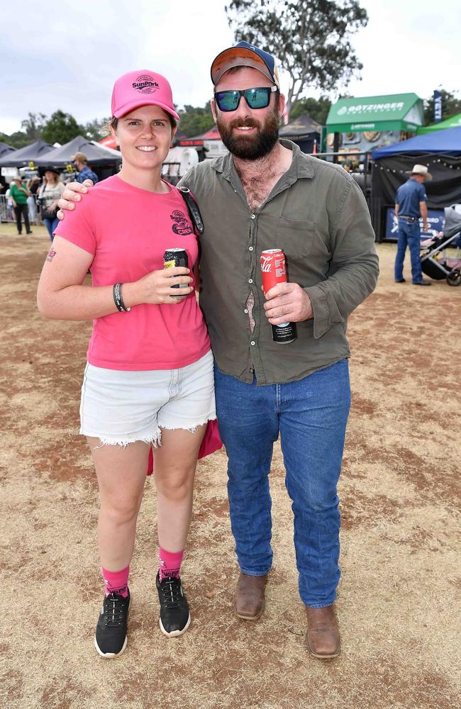 Sarah Small and Keith Prott at Meatstock, Toowoomba Showgrounds. Picture: Patrick Woods.