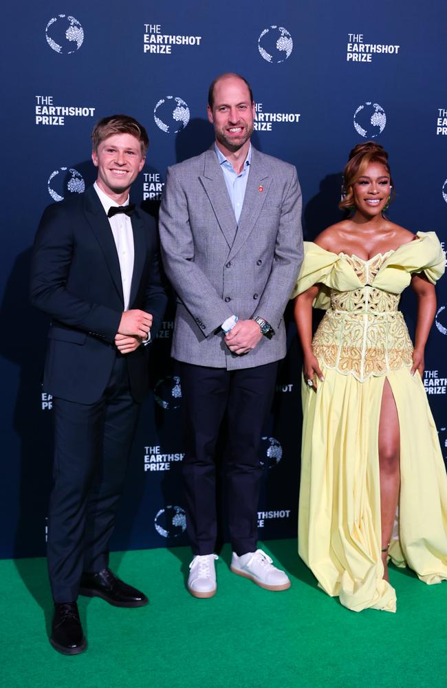 Prince William (in his white trainers) attends the 2024 Earthshot Prize at Green Point Shared Fields on November 06, 2024 in Cape Town. Picture: Chris Jackson/Getty Images