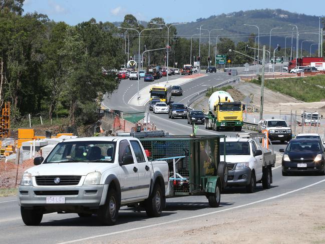 Blocked transport arteries as roadworks continue on Foxwell Road. Picture Glenn Hampson.