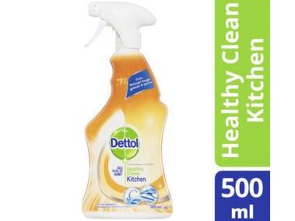 A 500ml bottle of Dettol spray from Coles will set you back $4.50.