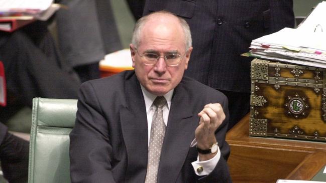 Prime Minister John Howard in 2001, the year he met Cr Baildon in his Canberra office.