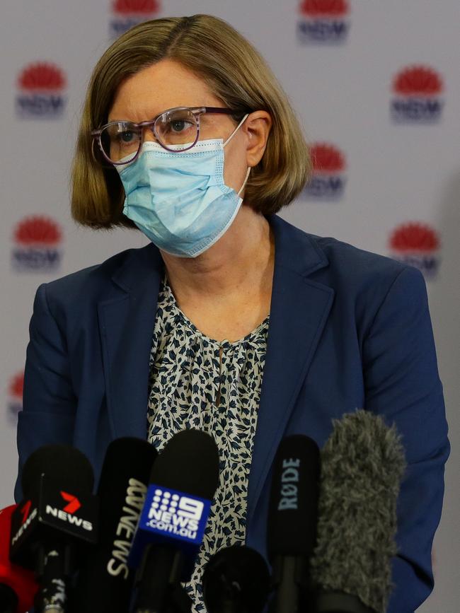 NSW Chief Health Officer Dr Kerry Chant said the man had recently tested negative to the virus. Picture: NCA NewsWire / Gaye Gerard