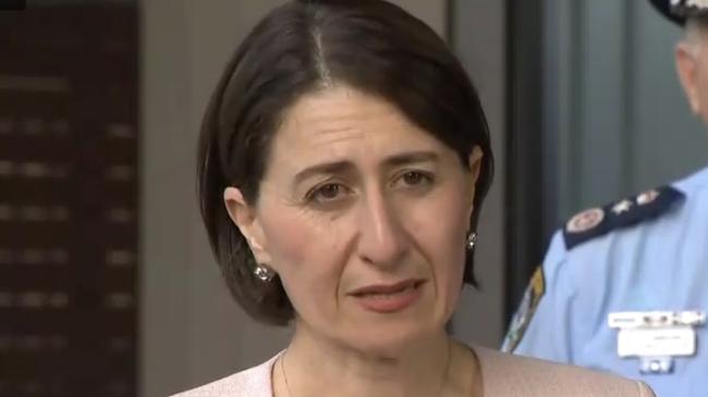 Gladys Berejiklian addresses the Harwin issue this morning.