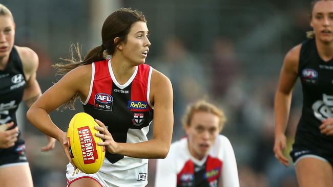 Georgia Patrikios’ AFLW future is no clearer.